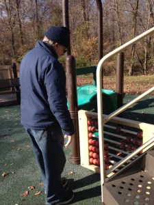 Accountant with abacus